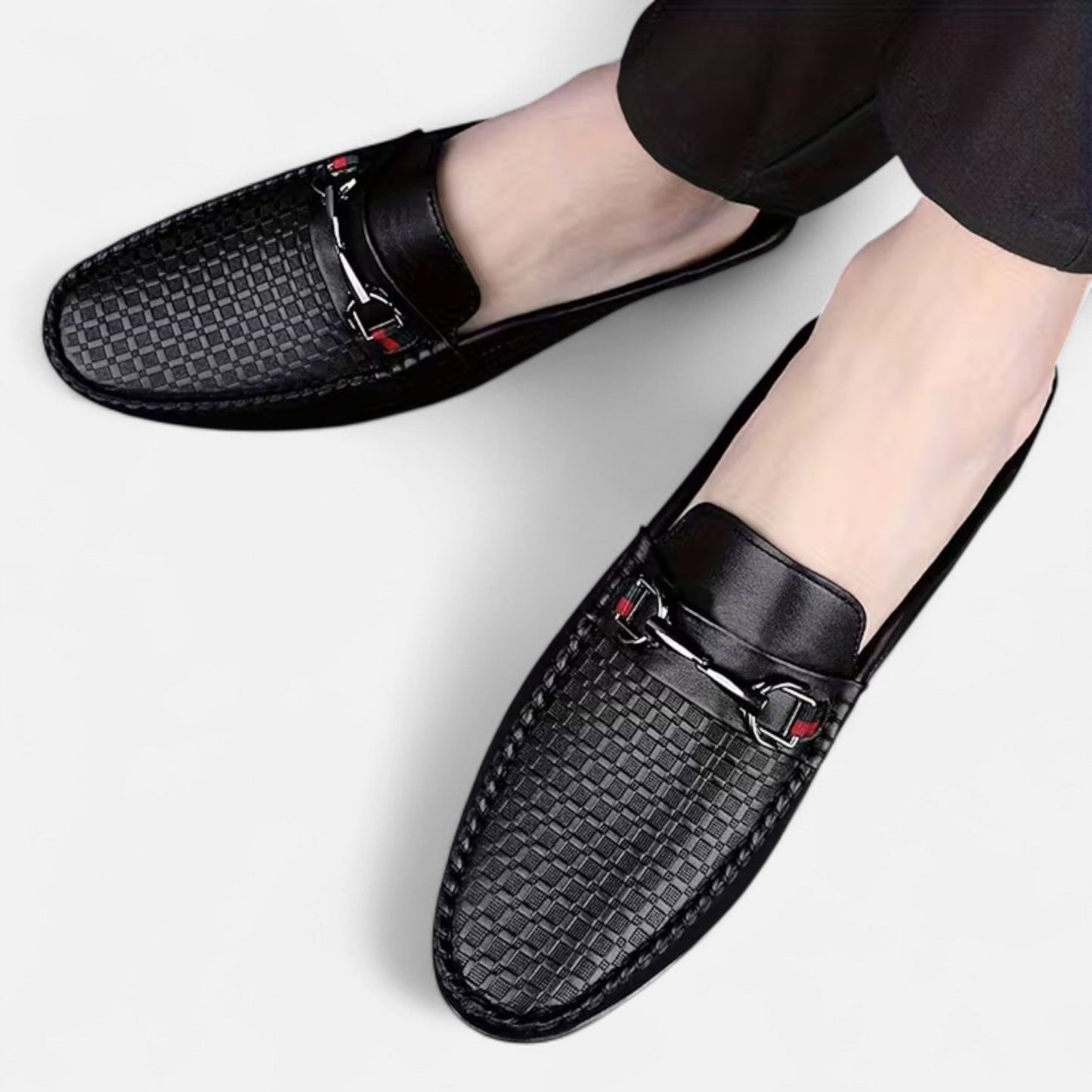 Premium Men's Retro Moc Toe Mule Shoes | Smart Casual Footwear for Comfort and Style | Premium Comfort Home & Lifestyle Product UK