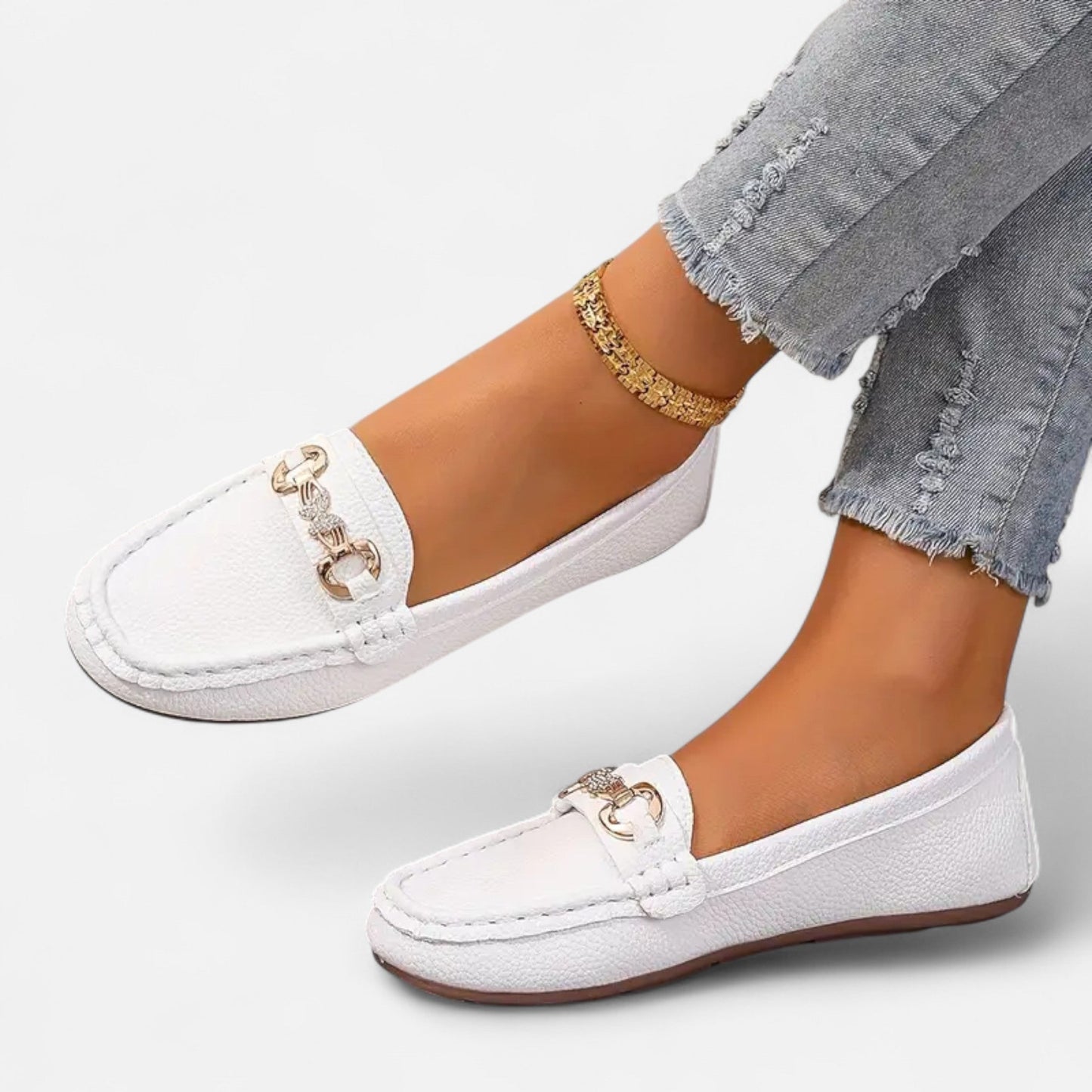Premium Women's Loafers with Butterfly Strap & Diamond Accent – Stylish, Smart, and Comfortable Footwear for Every Occasion | Premium Comfort Home & Lifestyle Product UK