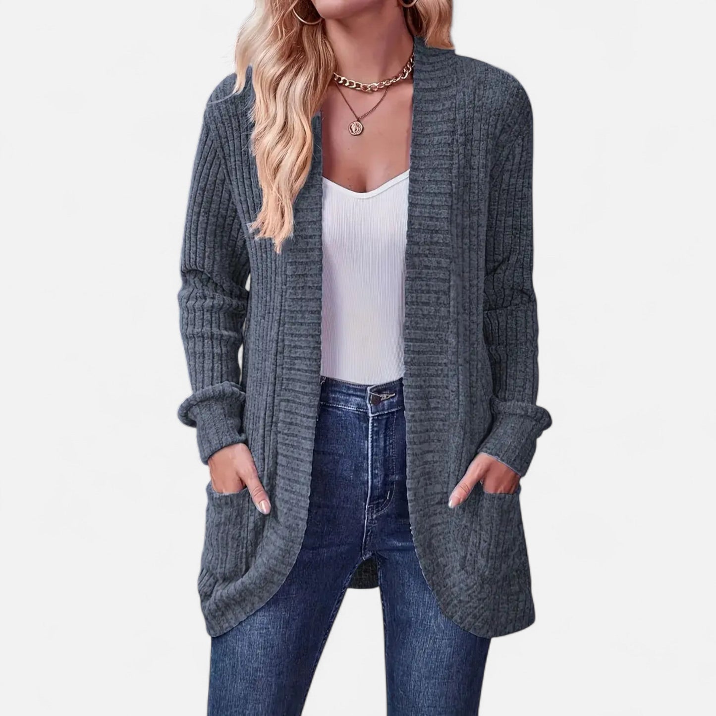 Premium Women's Knit Cardigan – Smart Casual Essential for Every Wardrobe, Perfect for Work or Weekend Outings | Premium Comfort Home & Lifestyle Product UK