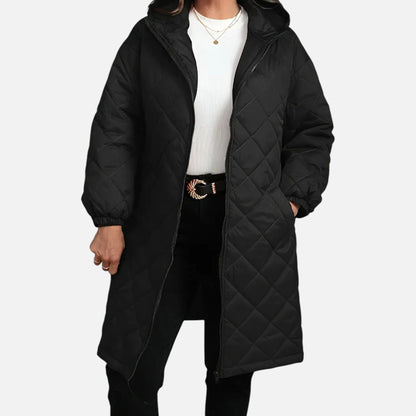 Premium Women's Quilted Hooded Jacket – Smart Autumn Winter Coat for Elegance and Warmth | Premium Comfort Home & Lifestyle Product UK