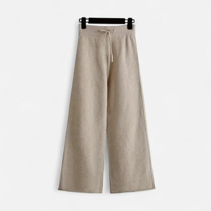 Premium Women's Knit Sweater & Wide-Leg Trousers Set – Smart Casual Outfit for Effortless Elegance and Comfort | Premium Comfort Home & Lifestyle Product UK