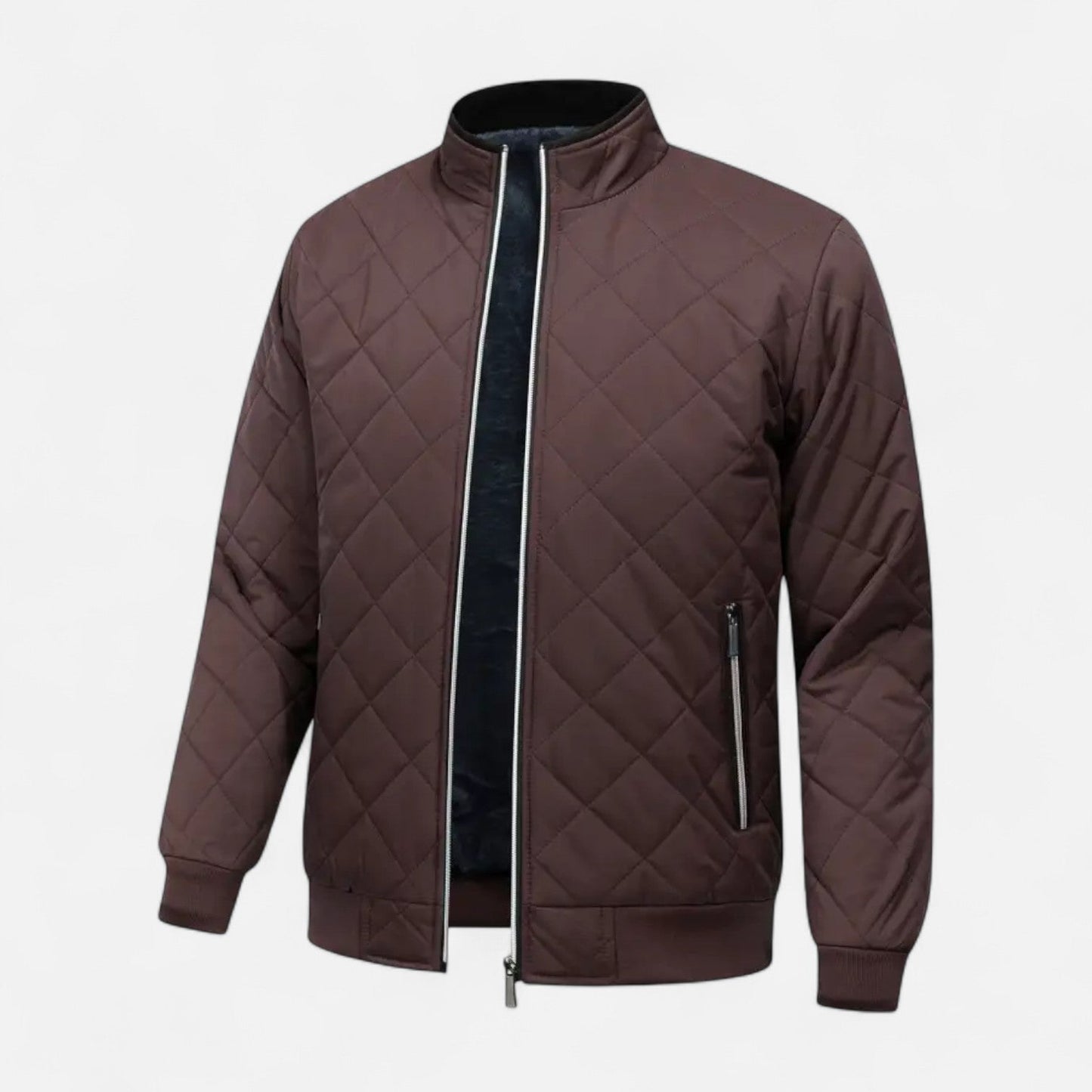 Men's Premium Quilted Jacket - Smart Fleece-Lined Coat for Ultimate Comfort and Style | Premium Comfort Home & Lifestyle Product UK