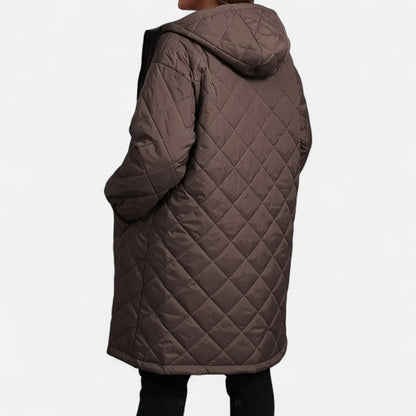 Premium Women's Quilted Hooded Jacket – Smart Autumn Winter Coat for Elegance and Warmth | Premium Comfort Home & Lifestyle Product UK