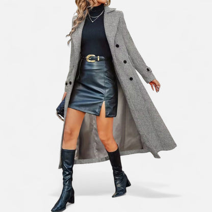 Premium Women's Long Coat – Elegant Smart Outerwear for All Seasons – Best Stylish Coat for Work and Casual Wear | Premium Comfort Home & Lifestyle Product UK