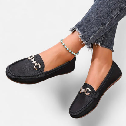 Premium Women's Loafers with Butterfly Strap & Diamond Accent – Stylish, Smart, and Comfortable Footwear for Every Occasion | Premium Comfort Home & Lifestyle Product UK