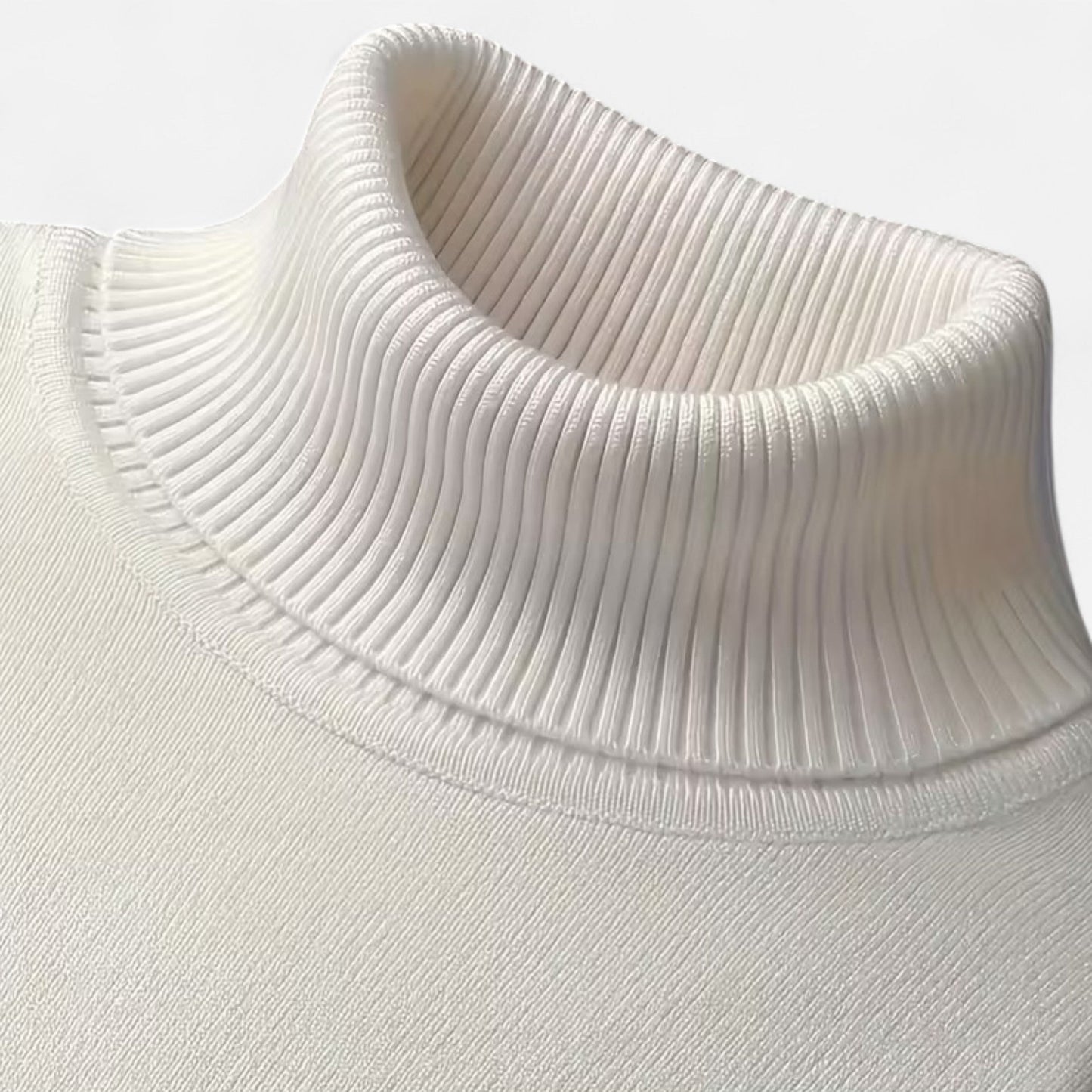 Premium Men's Casual Solid Turtleneck Sweater - Smart & Stylish Knitwear for Every Occasion - Essential Wardrobe Staple | Premium Comfort Home & Lifestyle Product UK