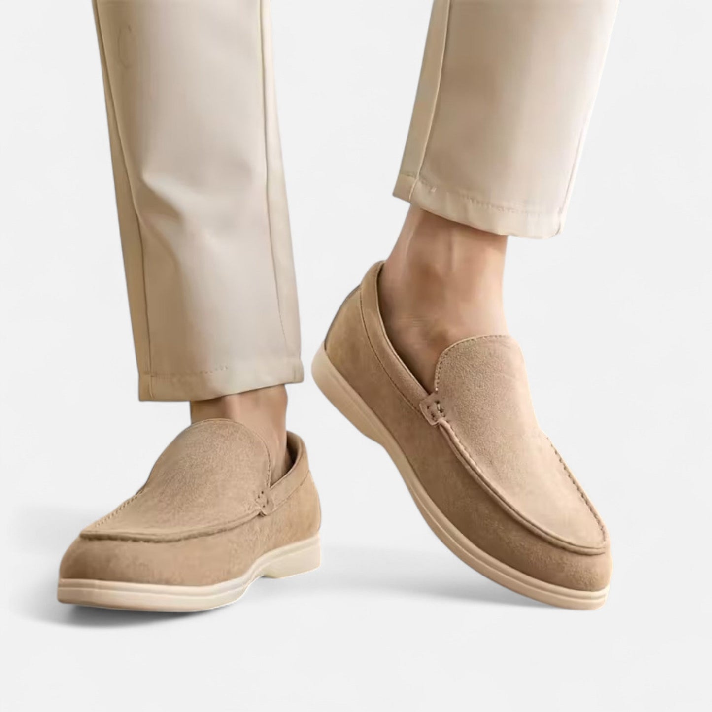 Premium Men's Suede Slip-On Loafers | Smart Casual Footwear for Work & Play | Best Comfortable Loafers for Men | Premium Comfort Home & Lifestyle Product UK