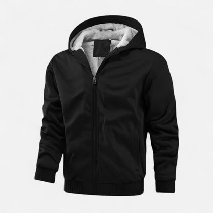 Premium Men's Fleece-Lined Hooded Winter Jacket - Smart, Stylish, and Essential Outerwear for Cold Weather | Premium Comfort Home & Lifestyle Product UK