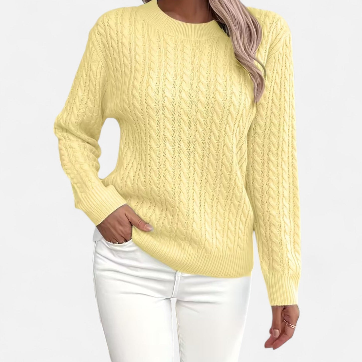 Premium Women's Casual Round-Neck Sweater - Stylish & Comfortable Knitwear for Everyday Wear | Premium Comfort Home & Lifestyle Product UK