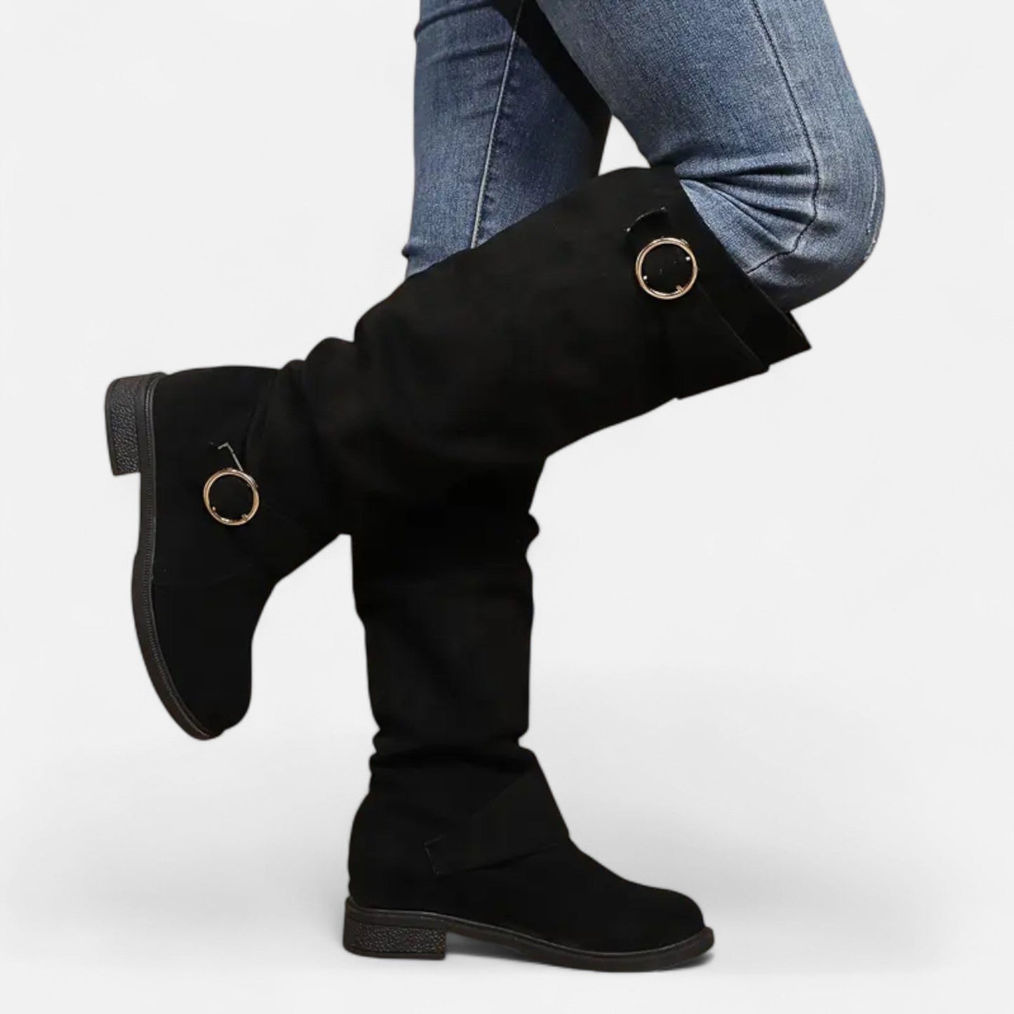 Premium Women's Knee-High Boots with Buckle Belt – Stylish, Elegant Footwear for Every Occasion | Premium Comfort Home & Lifestyle Product UK