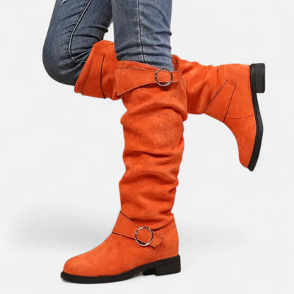Premium Women's Knee-High Boots with Buckle Belt – Stylish, Elegant Footwear for Every Occasion | Premium Comfort Home & Lifestyle Product UK