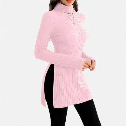 Premium Women's Ribbed High Neck Sweater – Elegant & Stylish Knitwear for Smart Casual Outfits | Premium Comfort Home & Lifestyle Product UK