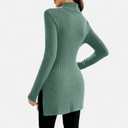 Premium Women's Ribbed High Neck Sweater – Elegant & Stylish Knitwear for Smart Casual Outfits | Premium Comfort Home & Lifestyle Product UK