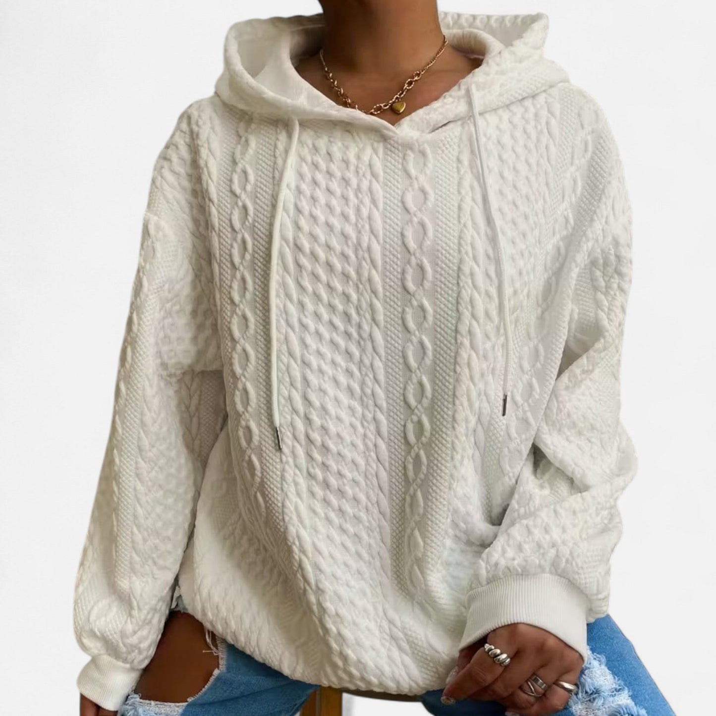 Premium Women's Long-Sleeve Hoodie – Essential Relaxed Heritage Style for Comfort and Versatility | Premium Comfort Home & Lifestyle Product UK