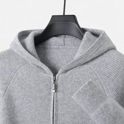Premium Men's Zipped Hoodie – Smart Heritage Merino Knitwear for Ultimate Comfort and Style | Premium Comfort Home & Lifestyle Product UK